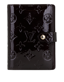 Louis Vuitton Medium Agenda Cover, Patent, Burgundy, CA2103, DB, 2*